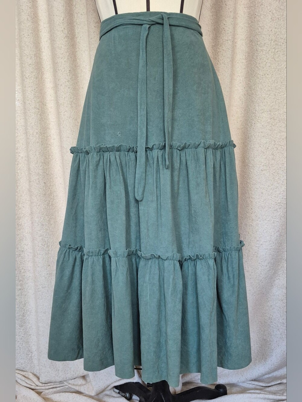 70s Vintage Joseph Ribkoff Prairie Bohemian Hippy Skirt